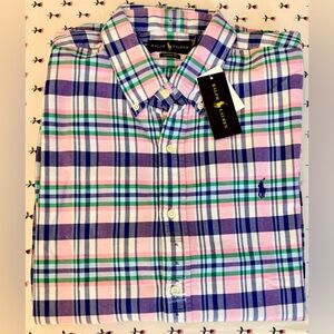 Bundle of Polo Ralph Lauren Classic Fit Plaid Oxford Shirts - Men’s Size XL